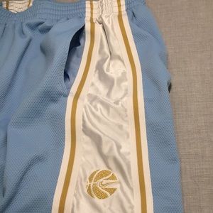 NIKE light blue women’s basketball shorts, size M